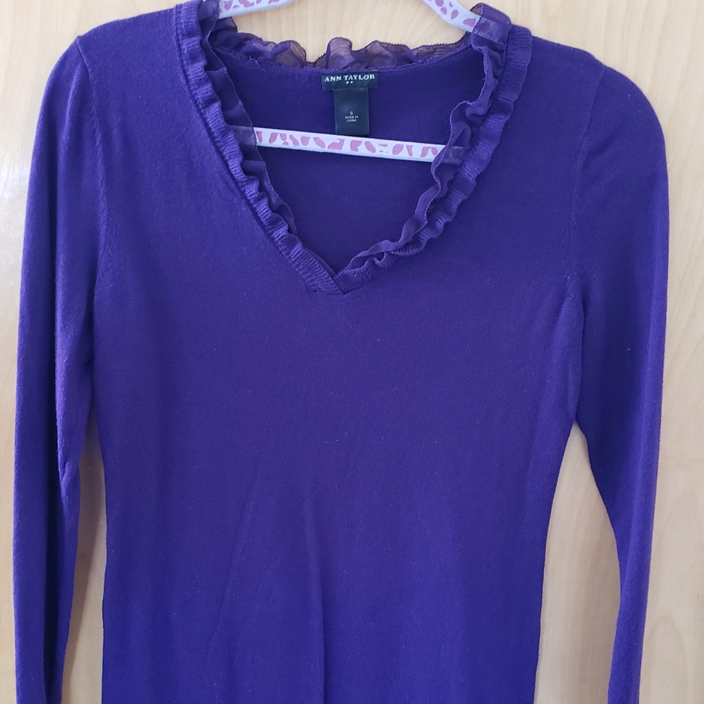 Womens purple sweater